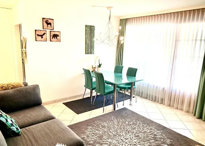 Gian - Close To The Kongresshaus, The Ice Hockey Stadium, Cross-country Skiing, The Eau-la-la Indoor Pool And Wellness, Large Supermarket, 2 Bus Stops, With An Indoor Garage And Fully Equipped *