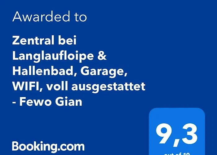 Gian - Close To The Kongresshaus, The Ice Hockey Stadium, Cross-country Skiing, The Eau-la-la Indoor Pool And Wellness, Large Supermarket, 2 Bus Stops, With An Indoor Garage And Fully Equipped Apartment